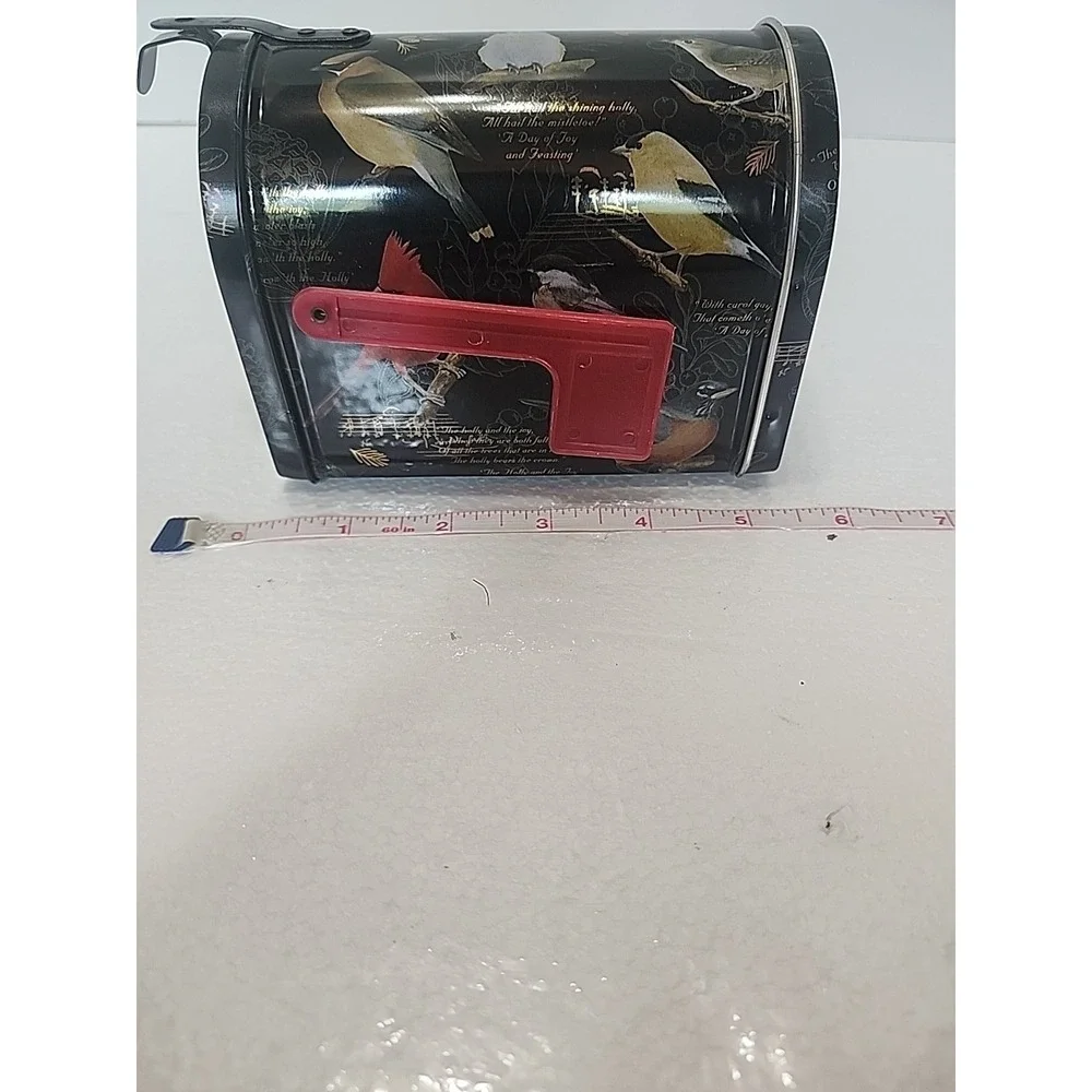 Vintage Global Innovation‎ Mini Metal Mailbox Tin Bird Lovers  3 X 5 Inches